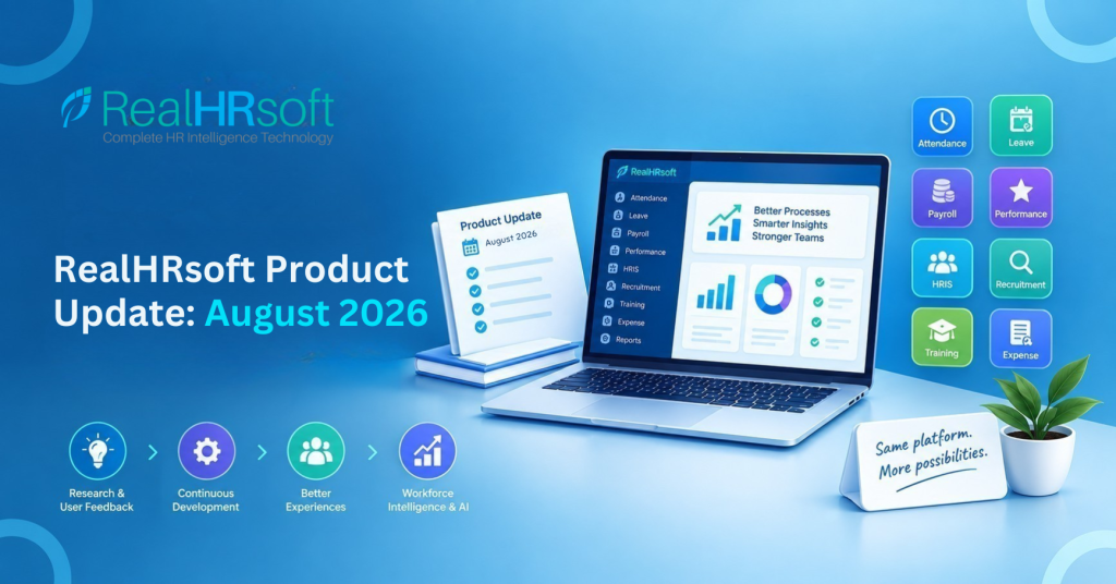 RealHRsoft Product Update August 2026 Features Summary